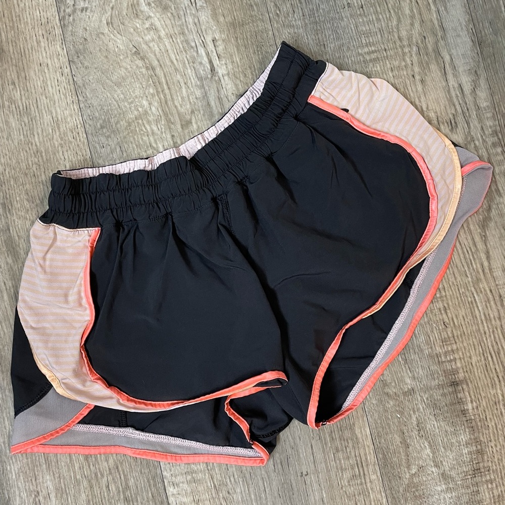 Black Lululemon running shorts